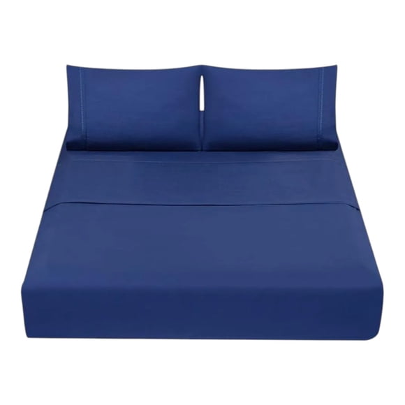 Sábanas Geometric 2 Plazas Matiz Liviana Azul