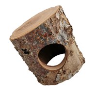 Magideal - Escondite De Animales Pequeños, Túnel De Madera Para Hámster, Juguete Masticable Para Ratones Enanos, Túnel De Cama De Conejo Hurón Para Conejo, Hámst