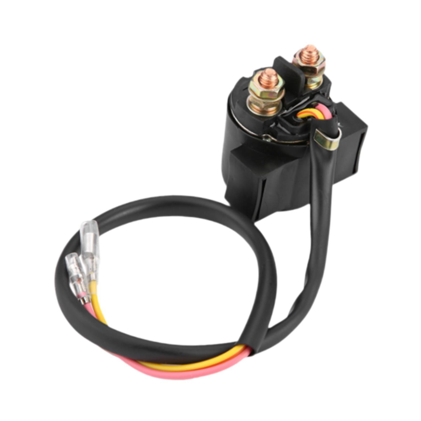 Magideal - Interruptor De Relé Del Solenoide De Arranque Servido 35850-Hm8-A41 Suministra Accesorios De Piezas De Reparación Compatibles Para Trx250Ex Sportrax