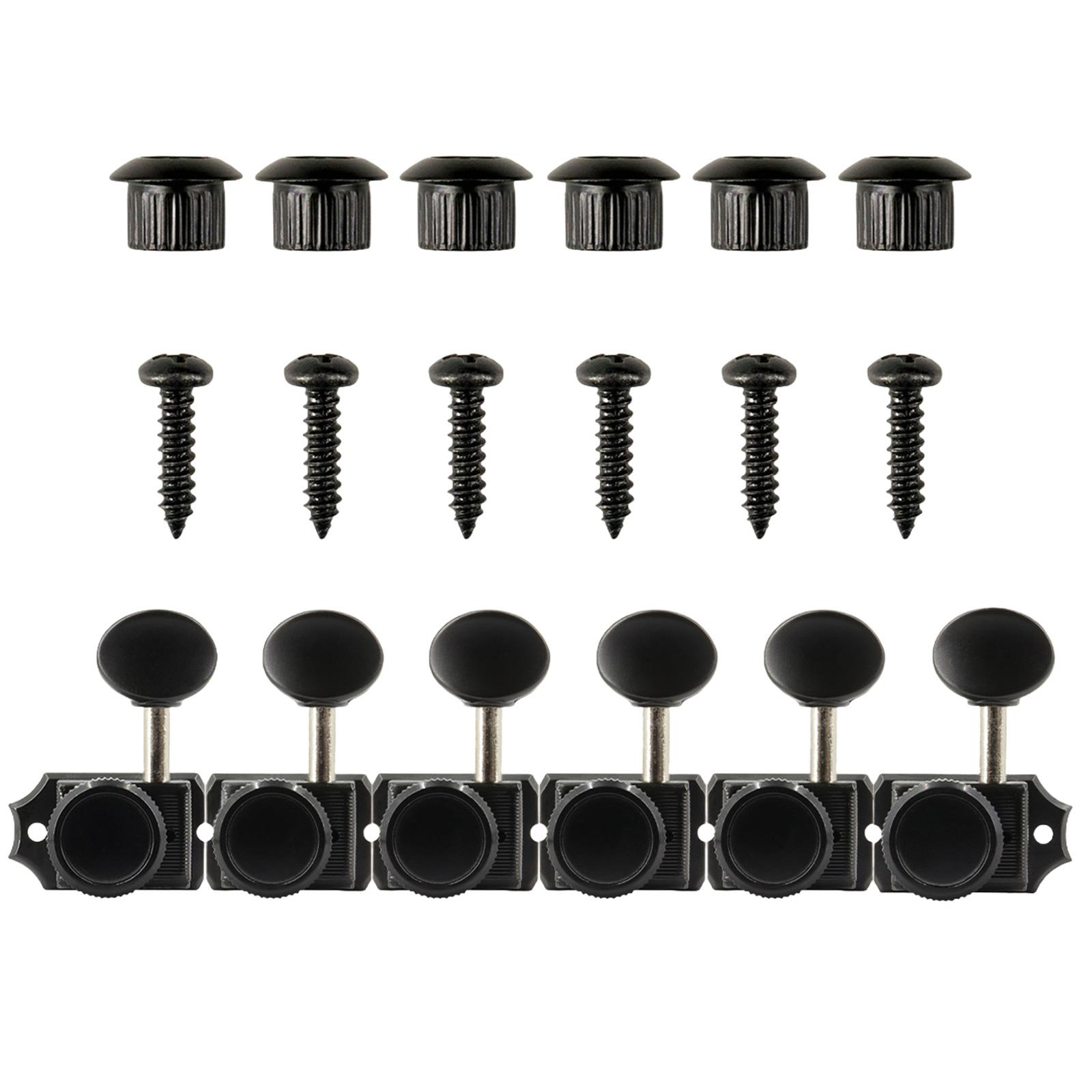 Magideal - Clavijas De Afinación De Guitarra, Perillas De Cabezales De Máquina, Accesorios De Guitarra De Afinación Suave, Clavijas De Afinación Vintage De 6L Pa