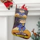 thumbnail image 2 of El Chico Loco Tema: Calcetines de Navidad, fino lino blanco para colgar en escaleras y chimenea, decoración navideña para el hogar, regalo de Navidad. 45cm × 32cm, 2 of 5