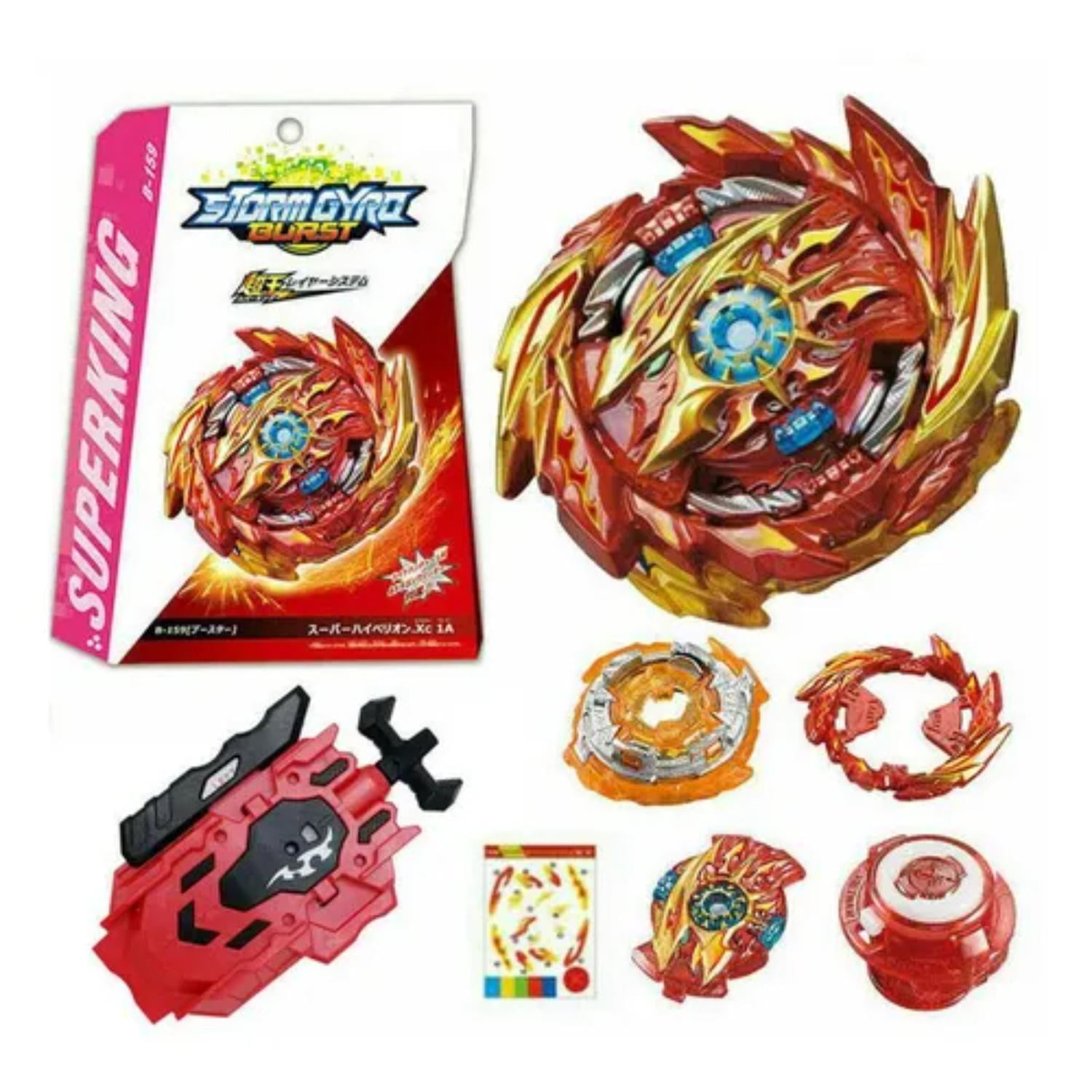 Beyblade - Stormgyro Super Hyperion B-159 Xc 1a Lazador Cuerda Azul