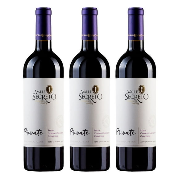 3 Vinos Valle Secreto Private Ensamblaje