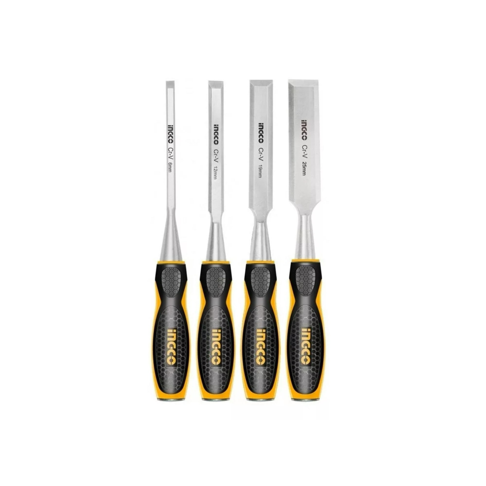 Set Juego De 4 Formones Para Madera Ingco Industrial