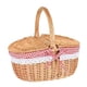thumbnail image 3 of Cesta De Picnic De Mimbre Tejida A Mano Con Forro Lavable Para Pan Y Frutas, 3 of 5