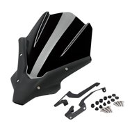 Ioensy - Parabrisas Delantero Resistente Para Motocicleta Yamaha Mt-07 2021-2022, Color Negro