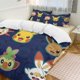 thumbnail image 2 of Pikachu 3 Piece Sets Full/Queen Size - Reversible Microfiber Quilts with Shams Soft Lightweight Bedspread Coverlet Comforter for All Season Bed Sheets, 2 of 4