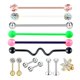 thumbnail image 4 of 1 Unidades Nariz Lengua Labio Ceja Tragus Ombligo Anillo Piercings Joyas B-13Pcs, 4 of 5