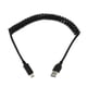 thumbnail image 4 of USB 3.0 Macho A USB C Tipo-C Macho Extensión Cable De Resorte Cable De Alambre En Espiral, 4 of 5