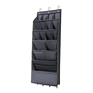 Bothyi - Zapatero Colgante Para Dormitorio Zapatero Para Puerta Organizador De Zapatos Para Sombreros Ropa Gris 16 Rejillas