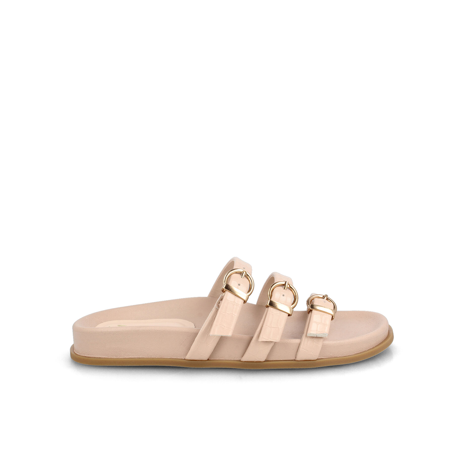 Sandalia Mujer Bata Licia Beige