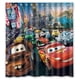 thumbnail image 1 of Cortina de ducha de Cars Rayo McQueen, juego de cortina de baño con ganchos, tamaño 66 x 72 pulgadas, 1 of 3