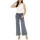 thumbnail image 2 of INSPIRE CHIC Edición Camisa de Mujer sin Mangas con Cuello en V y Solapa Abotonada Túnica de Mezclilla Chambray Talla M Blanca, 2 of 6