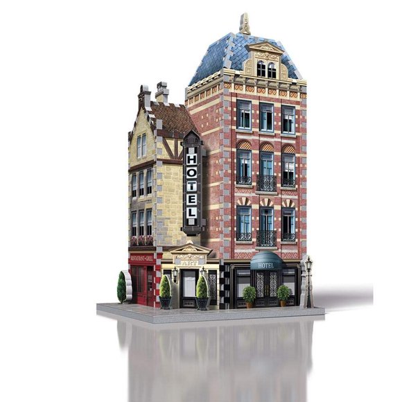 Rompecabezas Wrebbit3D Urbania Hotel 295 piezas 3D