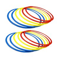 Ioensy - Anillos De Entrenamiento De Agilidad, Gimnasio En Casa Resistente Para Atletas, Entrenador De Fútbol, Baloncesto, 30Cm, 12 Piezas