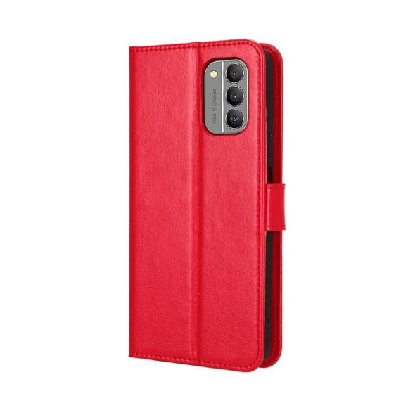 Funda tipo libro para Nokia G400, cartera todo‑en‑uno, funda multifuncional con tarjetero y correa de muñeca desmontable
