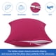 thumbnail image 5 of REGALWOVEN 2 Paquete de Fundas de Almohada de Algodón Egipcio con Cierre de Cremallera Estándar Fucsia, 5 of 7