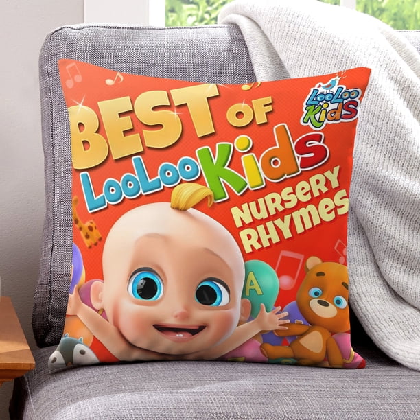 Loo Loo Kids Fundas de almohada de terciopelo con tema, regalos de funda de almohada, decoración para el hogar, cojín de lanzar, regalo de cumpleaños para fans y parejas.40*40cm.