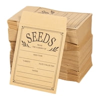 Magideal - Paquete De 100 Sobres Organizadores. Paquetes Livianos, Portátiles Y Reutilizables Para Guardar Flores Y Vegetales En El Jardín.