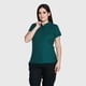 thumbnail image 1 of Polera Pique Tc Mc Mujer verde oscuro XS, 1 of 5