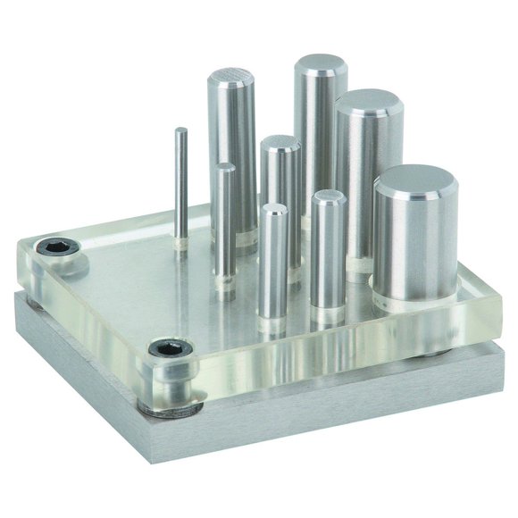 Juego de punzones y matrices TruePower 9 piezas - Transparente