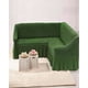 thumbnail image 4 of Funda Cubre Sofa En Forma De L Color Verde2, 4 of 4