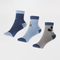 Tripack Calcetines Niño Azul Carita Mickey Disney