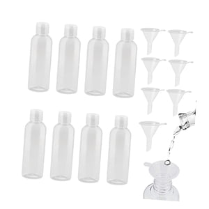 Ioensy - Botellas Recargables De 3,4 Oz/100 Ml Con Tapa Botella De Viaje Para Acampar