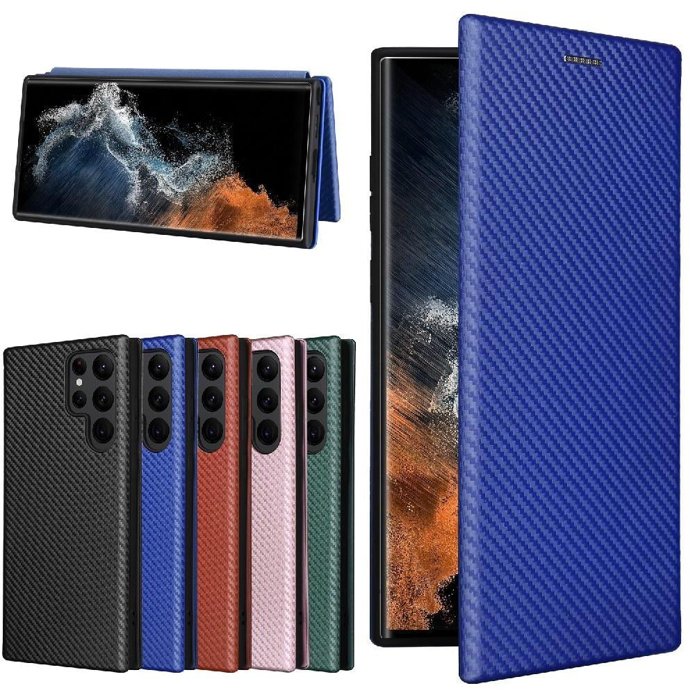 Funda Flip Para Foxdock Samsung Galaxy S22 Ultra - Funda Magnética De Negocios, Funda Protectora Delgada