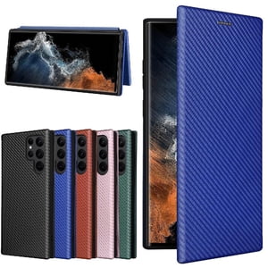 Funda Flip Para Foxdock Samsung Galaxy S22 Ultra - Funda Magnética De Negocios, Funda Protectora Delgada