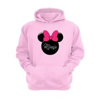 Genérico - Polerón Canguro Ratoncita M. Rosa Talla Xs Unisex