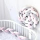 thumbnail image 1 of Protector De Algodón Para Cuna Bebes 3 Metros Rosa, 1 of 3