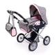 thumbnail image 1 of Cochecito de muñeca Bayer Pram City Star con forma de mariposa gris y rosa con bolsa, 1 of 7