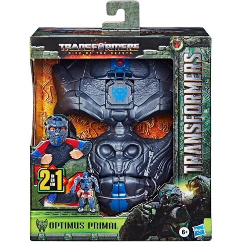Hasbro - Transformers Mv7 Juego De Rol Conversión De Máscara Ast Optimus Primal