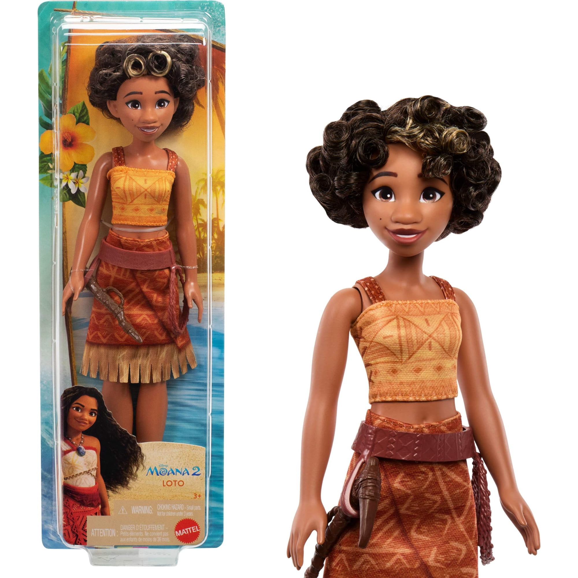 Muñeca De Moda Mattel Disney Moana 2 Loto Con 2 Accesorios