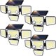 thumbnail image 1 of Luces solares LYWALT 188 LED 3000LM con sensor de movimiento IP65, paquete de 4 unidades, 1 of 6