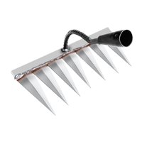 Ioensy - Rastrillo De Eliminación De Malezas Rastrillo De Agarre Rastrillo De Jardín Para Jardinería En El Patio Trasero De La Granja 7 Dientes