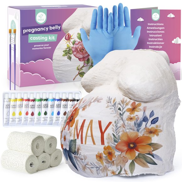 Kit de Moldeado de Barriga Chuckle DIY para Embarazo