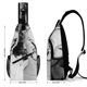 thumbnail image 2 of Marilyn Monroe Riñonera Bandolera con Estampado Integral para Hombres y Mujeres, Bolso Cruzado Gráfico de Tendencia, Mochila de Hombro Streetwear para Ciclismo y Deportes, Riñonera Versátil Casual, 2 of 6