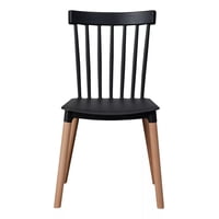 Tododescuento - Pack 4 Sillas Windsor Comedor Negro