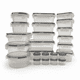 thumbnail image 1 of Juego De 24 Tarros Plasticos Apilables Con Tapa Y Cierre Hermeticos, 1 of 6