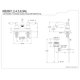 thumbnail image 2 of Grifo de lavabo Kingston Brass Vintage de centro de 4 pulgadas, 2 of 2