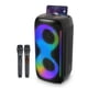 thumbnail image 1 of Parlante Karaoke GREEN KEEPER GKD40 Bluetooth con 2 micrófonos y luces LED, 1 of 7