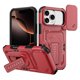 thumbnail image 1 of Funda Resistente para iPhone 15 Pro Max, Cubierta a Prueba de Golpes de Grado Militar con Protector Deslizante para Lente de Cámara, Soporte de 2 Vías, Antideslizante, Protección contra Caídas de, 1 of 8