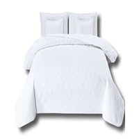 Alonso - Cobertor 9 Piezas 2 Plazas Quilt Mas Sabanas Mas Cortina De Tela