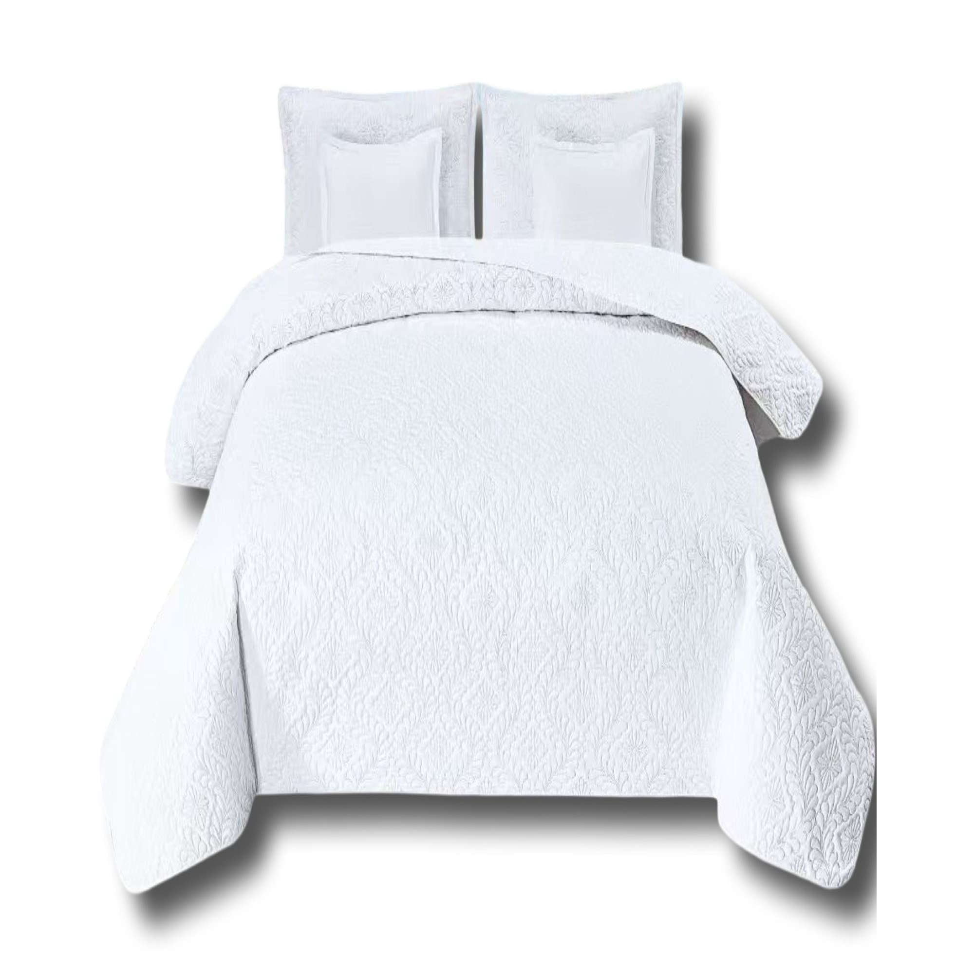 Alonso - Set De Cama De 9 Piezas Incluye Cubrecama Mas Juego De Sabanas Mas Cortinas 22