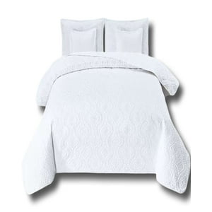 Alonso - Cobertor 9 Piezas 2 Plazas Quilt Mas Sabanas Mas Cortina De Tela