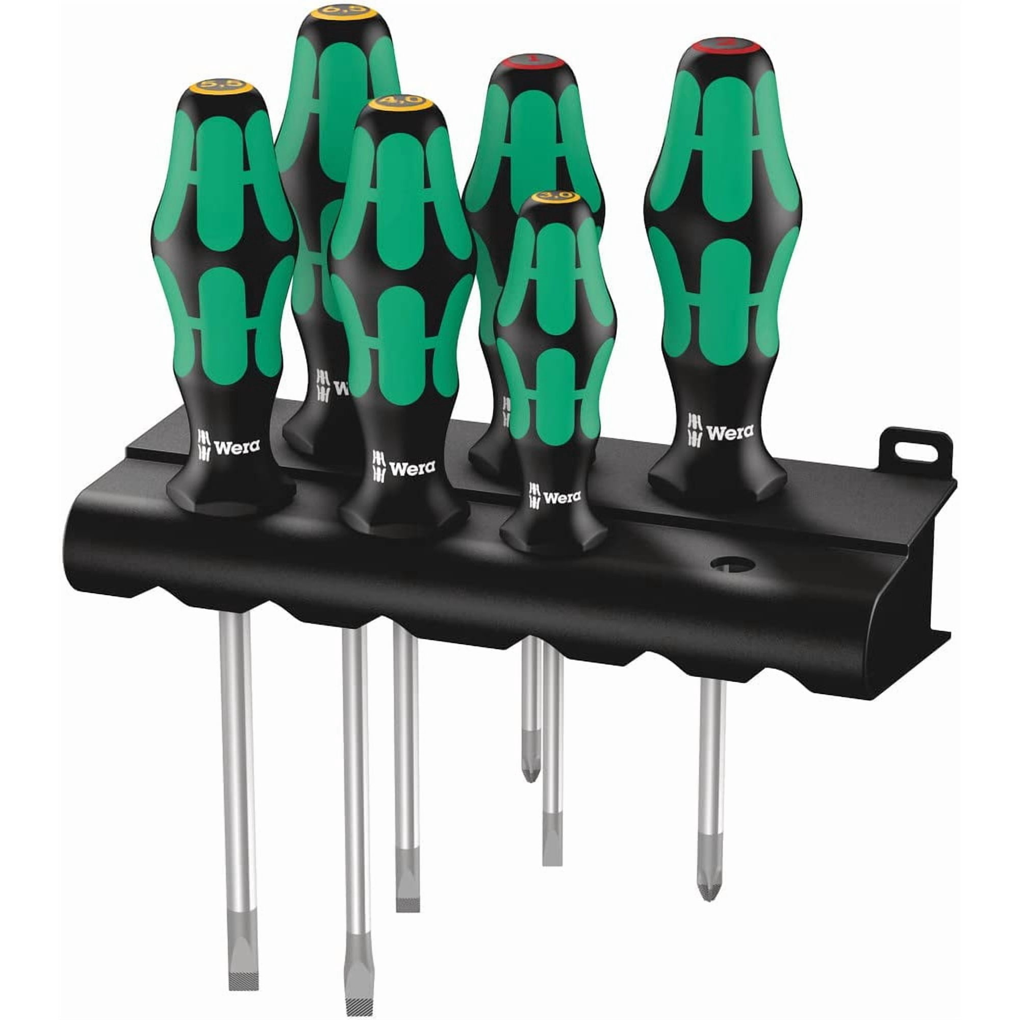 Juego De Destornilladores Wera Kraftform Plus 334/6 6 Piezas Con Soporte