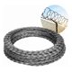 thumbnail image 1 of Rollo Concertina Galvanizada Seguridad Espiral 50 Cm, 1 of 3