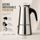 thumbnail image 2 of Cafetera Italiana Acero Inoxidable Premium, 2 of 7